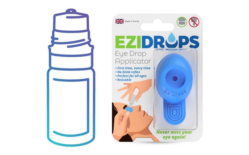 Ezidrops Wide Head Bottle Eye Drop Applicator
